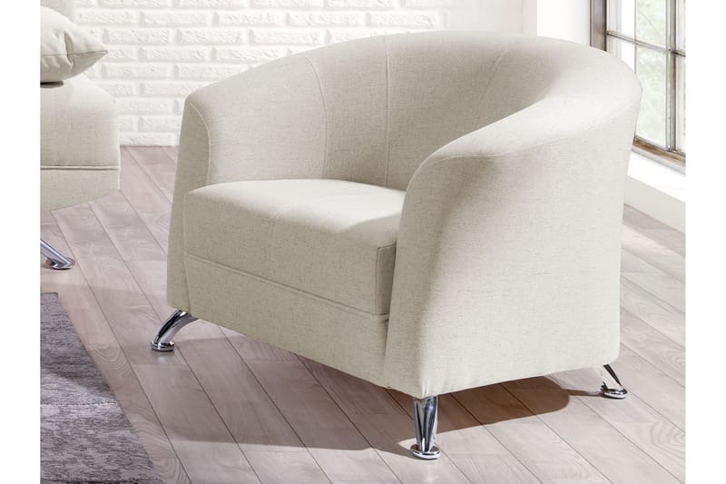 Fåtölj Olier 77x86 cm - Vit - Möbler - Fåtölj & stolar - Fåtölj