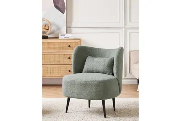 Fåtölj Otsby - Grön, Svart - Möbler - Fåtölj & stolar - Fåtölj - Fåtölj utan armstöd