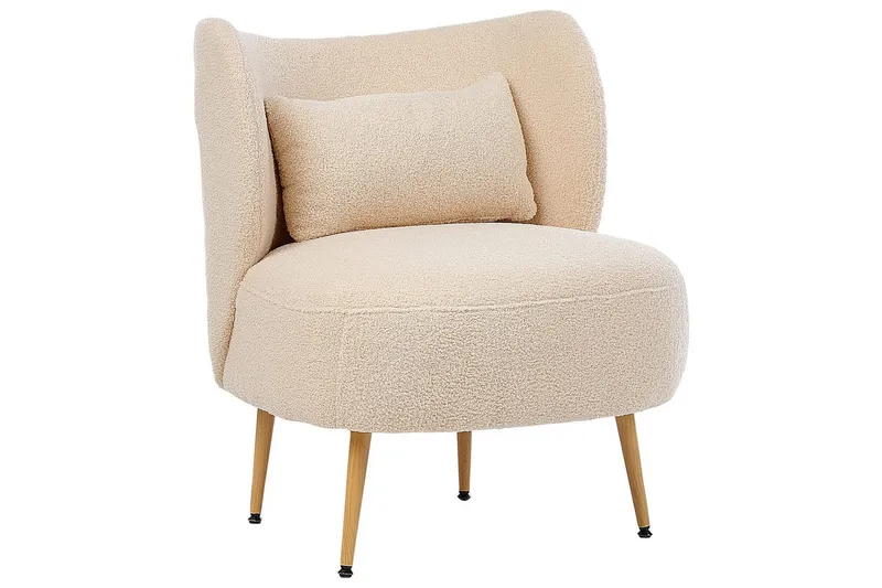 Fåtölj Otsby II Beige/ljust trä - Beige/ljust trä - Möbler - Fåtölj & stolar - Fåtölj - Fåtölj utan armstöd