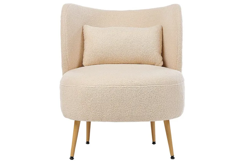 Fåtölj Otsby II Beige/ljust trä - Beige/ljust trä - Möbler - Fåtölj & stolar - Fåtölj - Fåtölj utan armstöd