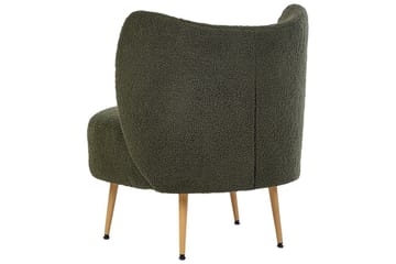 Fåtölj Otsby II Mörkgrön/ljust trä - Mörkgrön/ljust trä - Möbler - Fåtölj & stolar - Fåtölj - Fåtölj utan armstöd