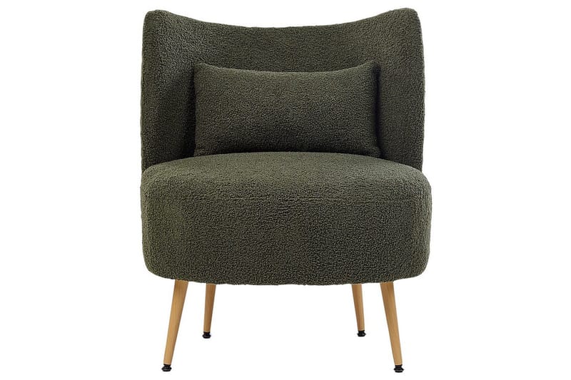 Fåtölj Otsby II Mörkgrön/ljust trä - Mörkgrön/ljust trä - Möbler - Fåtölj & stolar - Fåtölj - Fåtölj utan armstöd