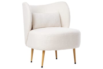 Fåtölj Otsby II Vit/ljust trä - Vit/ljust trä - Möbler - Fåtölj & stolar - Fåtölj - Fåtölj utan armstöd