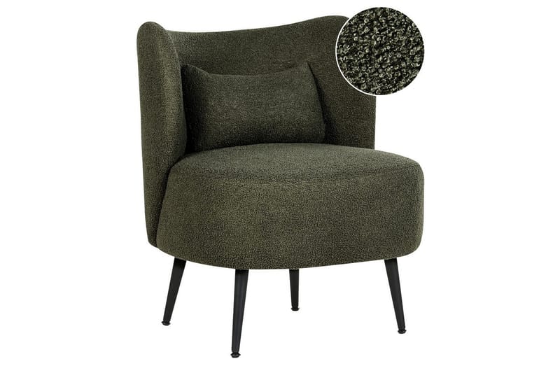 Fåtölj Otsby, Mörkgrön, Svart