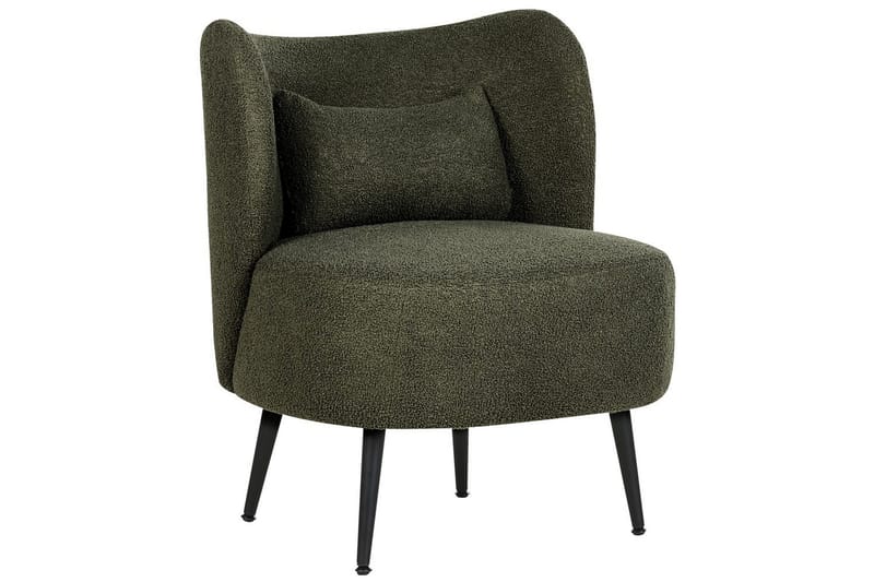 Fåtölj Otsby - Mörkgrön, Svart - Möbler - Fåtölj & stolar - Fåtölj - Fåtölj utan armstöd