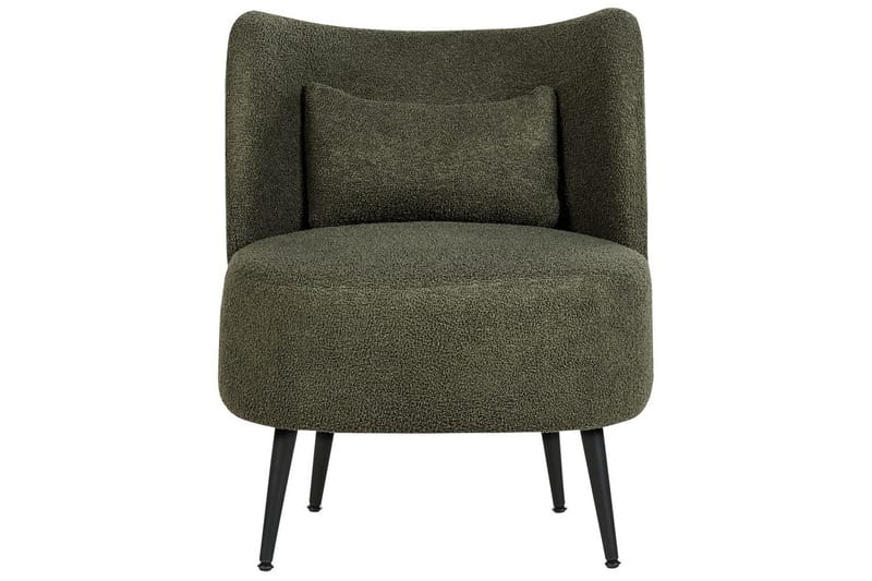 Fåtölj Otsby - Mörkgrön, Svart - Möbler - Fåtölj & stolar - Fåtölj - Fåtölj utan armstöd