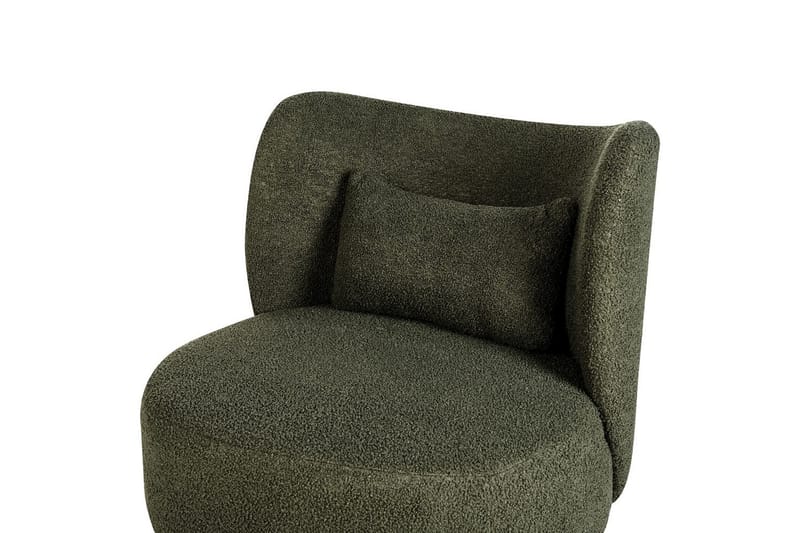 Fåtölj Otsby - Mörkgrön, Svart - Möbler - Fåtölj & stolar - Fåtölj - Fåtölj utan armstöd