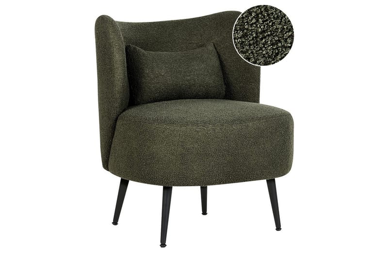 Fåtölj Otsby, Mörkgrön, Svart