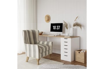 Fåtölj Reva Grå - Dorel Home - Möbler - Fåtölj & stolar - Fåtölj