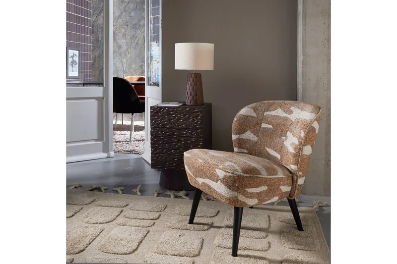 Fåtölj Sara - Sand - Möbler - Fåtölj & stolar - Fåtölj - Fåtölj utan armstöd