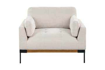Fåtölj Skaven Beige/svart - Beige/svart - Möbler - Fåtölj & stolar - Fåtölj - Fåtölj utan armstöd