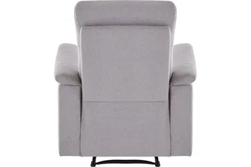 Fåtölj Southbrook Ljusgrå, Tyg/Trä/Metall, Manuell vilstol - Ljusgrå, Tyg/Trä/Metall, Manuell vilstol - Möbler - Fåtölj & stolar - Fåtölj - Biofåtölj & reclinerfåtölj