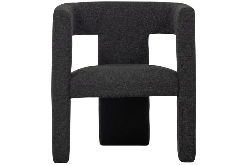 Fåtölj Tiwa - Mörkgrå - Möbler - Fåtölj & stolar - Fåtölj