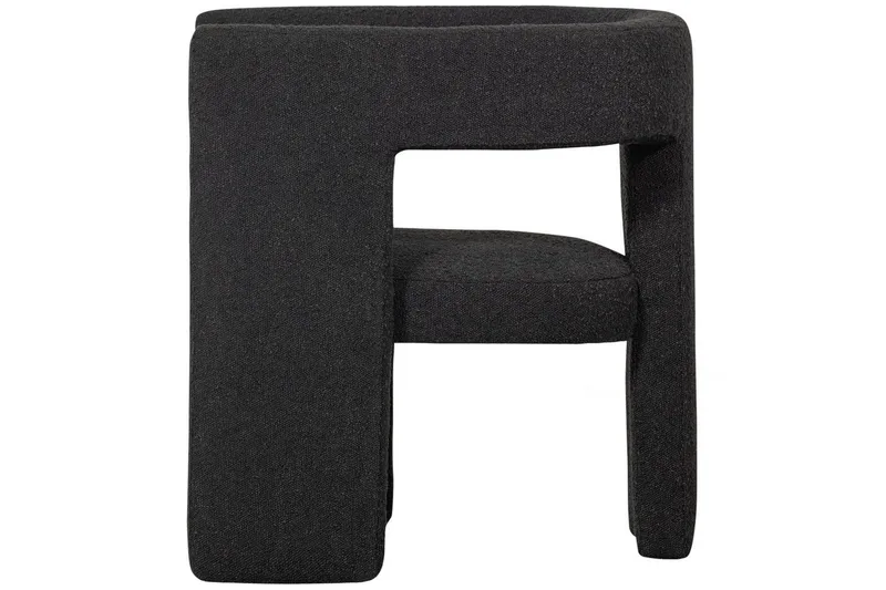 Fåtölj Tiwa - Mörkgrå - Möbler - Fåtölj & stolar - Fåtölj