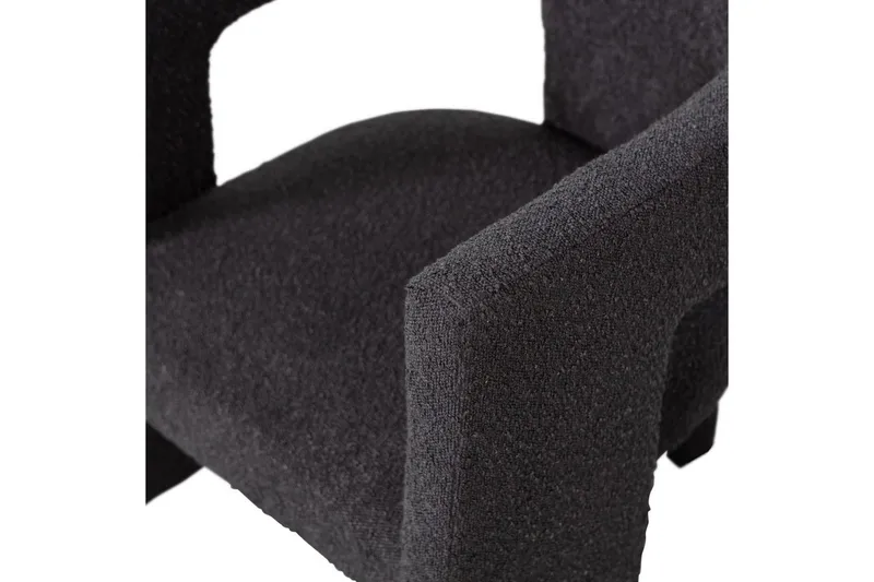 Fåtölj Tiwa - Mörkgrå - Möbler - Fåtölj & stolar - Fåtölj