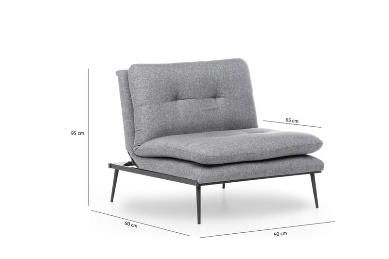 Bramelia Fåtölj - Grå - Möbler - Fåtölj & stolar - Fåt ölj - Fåtölj utan armstöd