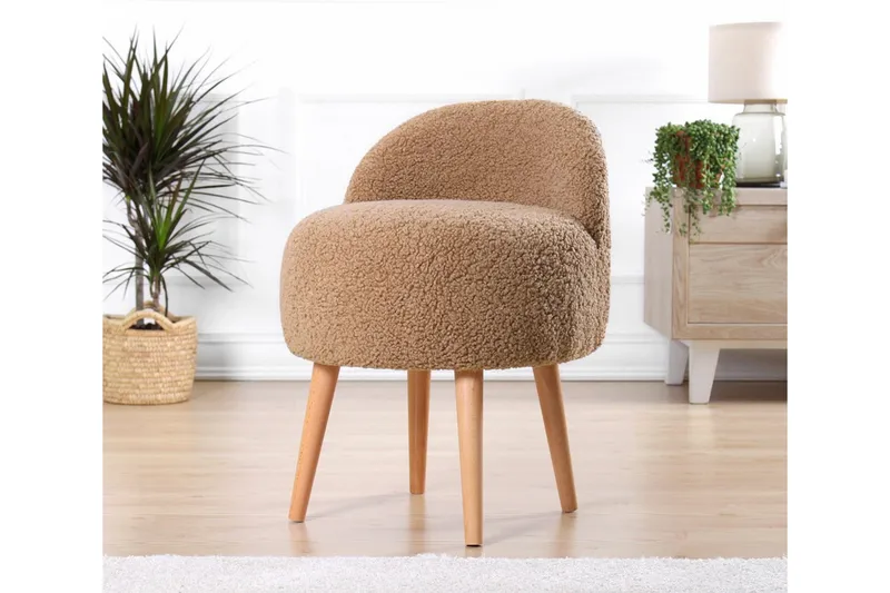 Brookings Fåtölj 48 cm - Brun - Möbler - Fåtölj & stolar - Fåtölj - Fåtölj utan armstöd