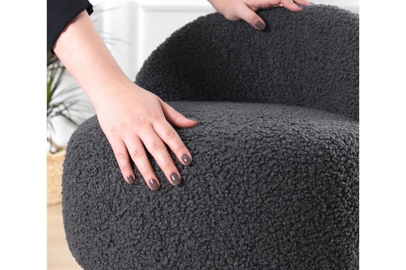 Brookings Fåtölj 48 cm - Mörkgrå - Möbler - Fåtölj & stolar - Fåtölj - Fåtölj utan armstöd