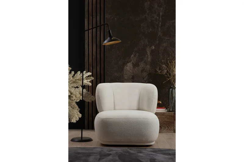 Cassius Fåtölj - Vit - Möbler - Fåtölj & stolar - Fåtölj - Fåtölj utan armstöd