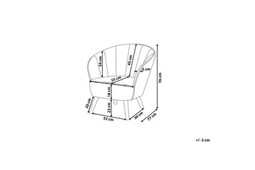 Dala Fåtölj - Grå - Möbler - Fåtölj & stolar - Fåtölj - Fåtölj utan armstöd