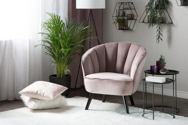 Dala Fåtölj - Rosa - Möbler - Fåtölj & stolar - Fåtölj - Fåtölj utan armstöd
