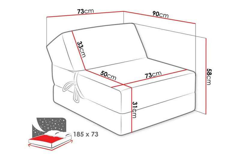 Kintore Fåtölj Dark blue - Möbler - Fåtölj & stolar - Fåtölj - Fåtölj utan armstöd
