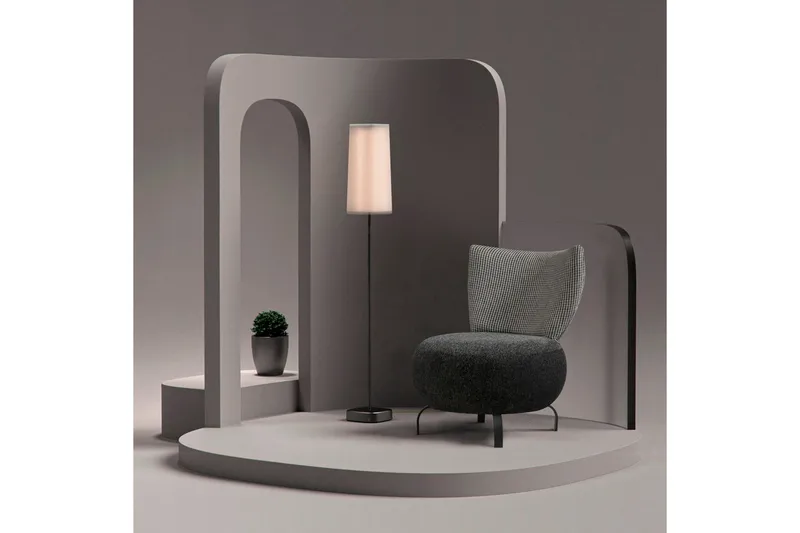 Lolya Fåtölj - Antracit/Natur - Möbler - Fåtölj & stolar - Fåtölj - Fåtölj utan armstöd