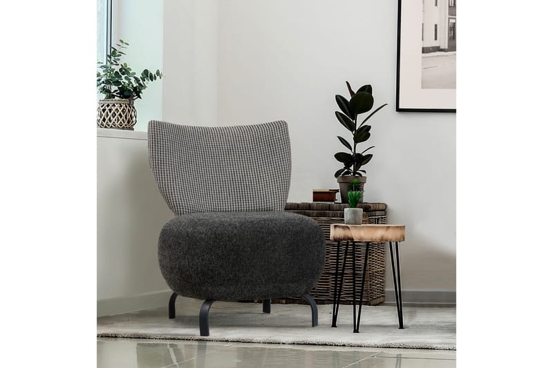 Lolya Fåtölj - Antracit/Svart - Möbler - Fåtölj & stolar - Fåtölj - Fåtölj utan armstöd