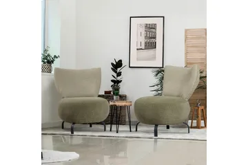 Lolya Fåtölj - Grön/Natur - Möbler - Fåtölj & stolar - Fåtölj - Fåtölj utan armstöd