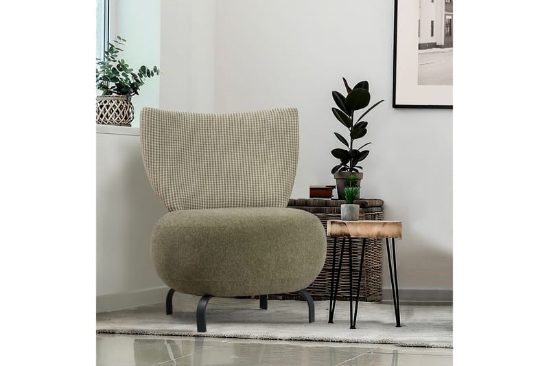 Lolya Fåtölj - Grön/Svart - Möbler - Fåtölj & stolar - Fåtölj - Fåtölj utan armstöd