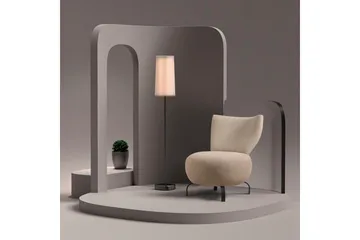 Lolya Fåtölj - Krämvit/Natur - Möbler - Fåtölj & stolar - Fåtölj - Fåtölj utan armstöd