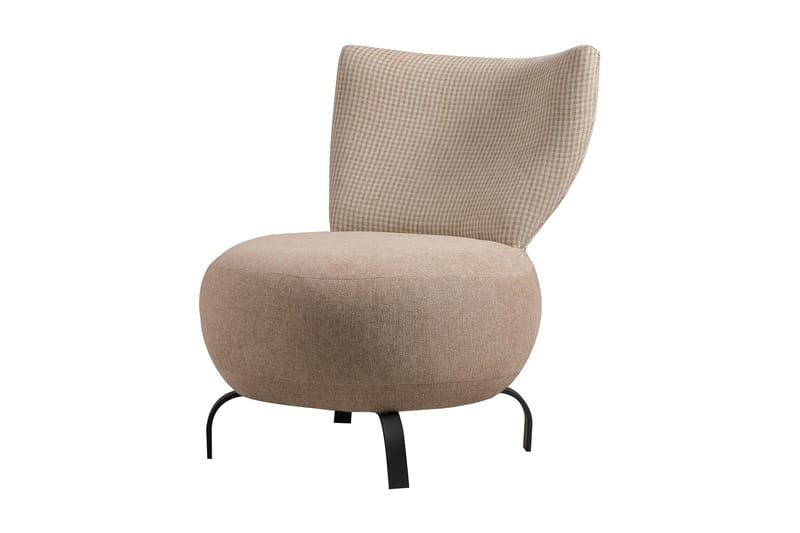 Lolya Fåtölj - Krämvit/Svart - Möbler - Fåtölj & stolar - Fåtölj - Fåtölj utan armstöd