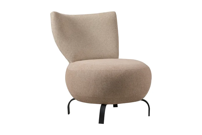 Lolya Fåtölj, Krämvit/Svart