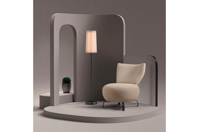 Lolya Fåtölj - Krämvit/Svart - Möbler - Fåtölj & stolar - Fåtölj - Fåtölj utan armstöd