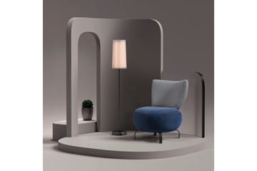 Lolya Fåtölj - Mörkblå/Natur - Möbler - Fåtölj & stolar - Fåtölj - Fåtölj utan armstöd