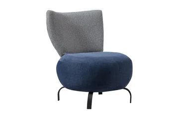 Lolya Fåtölj - Mörkblå/Natur - Möbler - Fåtölj & stolar - Fåtölj - Fåtölj utan armstöd