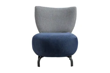 Lolya Fåtölj - Mörkblå/Natur - Möbler - Fåtölj & stolar - Fåtölj - Fåtölj utan armstöd