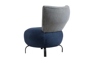 Lolya Fåtölj - Mörkblå/Natur - Möbler - Fåtölj & stolar - Fåtölj - Fåtölj utan armstöd