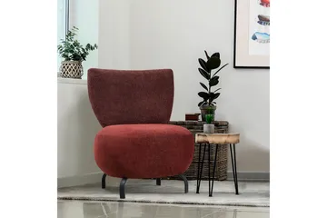 Lolya Fåtölj - Röd/Svart - Möbler - Fåtölj & stolar - Fåtölj - Fåtölj utan armstöd