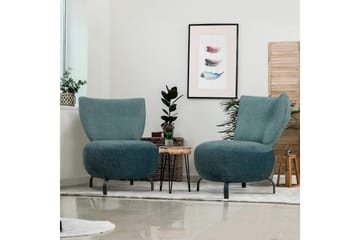 Lolya Fåtölj - Turkos/Natur - Möbler - Fåtölj & stolar - Fåtölj - Fåtölj utan armstöd