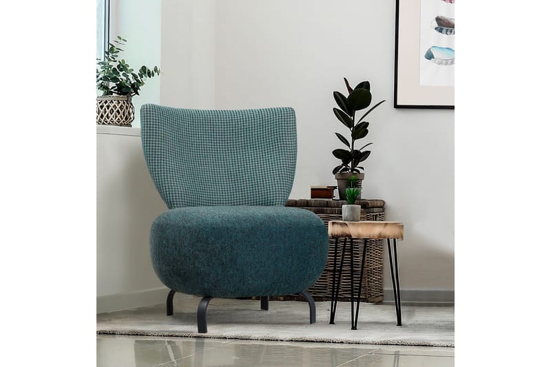 Lolya Fåtölj - Turkos/Svart - Möbler - Fåtölj & stolar - Fåtölj - Fåtölj utan armstöd