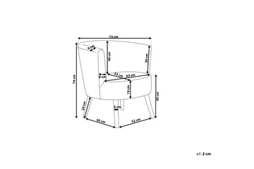 Odenzen Fåtölj - Vit - Möbler - Fåtölj & stolar - Fåtölj - Fåtölj utan armstöd