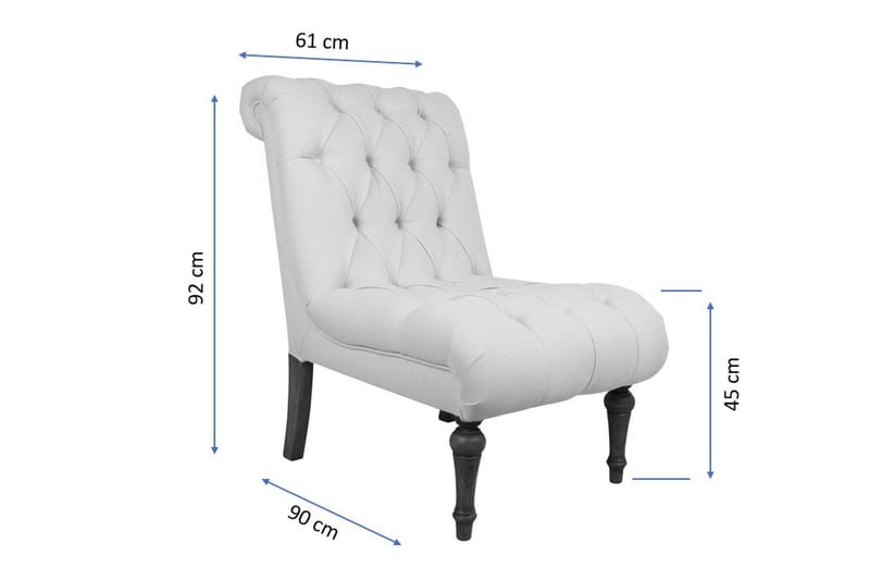 Sanjosea Fåtölj - Ljusbrun/Natur - Möbler - Fåtölj & stolar - Fåtölj - Fåtölj utan armstöd