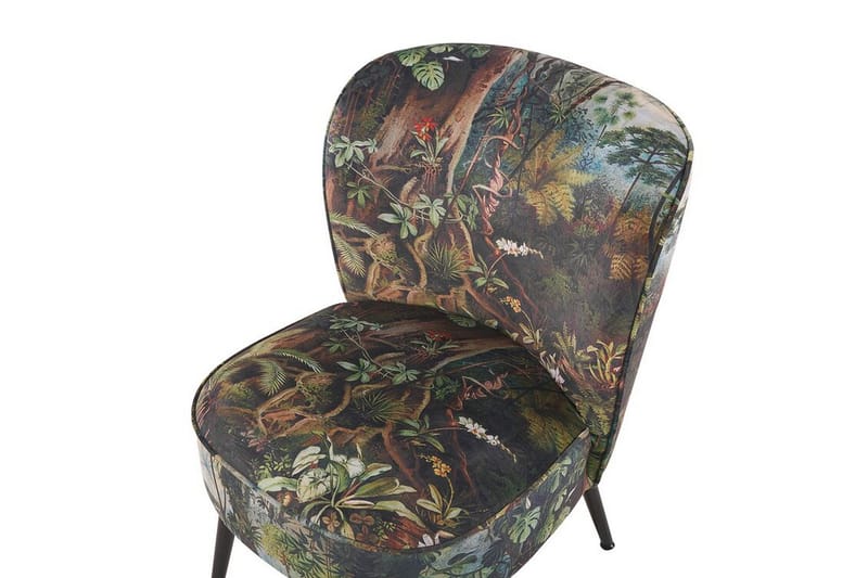 Vossem Fåtölj Djungelmönster - Mörkgrön - Möbler - Fåtölj & stolar - Fåtölj - Fåtölj utan armstöd