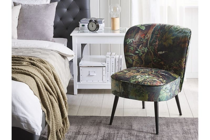 Vossem Fåtölj Djungelmönster - Mörkgrön - Möbler - Fåtölj & stolar - Fåtölj - Fåtölj utan armstöd