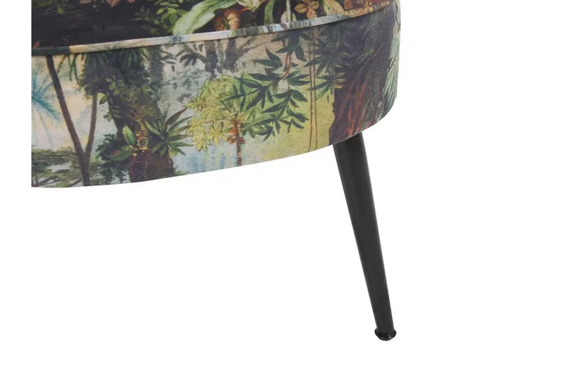 Vossem Fåtölj Djungelmönster - Mörkgrön - Möbler - Fåtölj & stolar - Fåtölj - Fåtölj utan armstöd