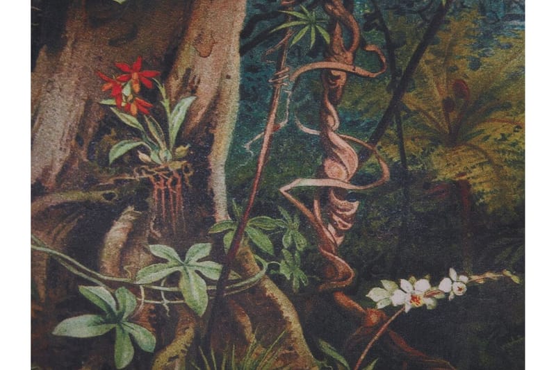 Vossem Fåtölj Djungelmönster - Mörkgrön - Möbler - Fåtölj & stolar - Fåtölj - Fåtölj utan armstöd