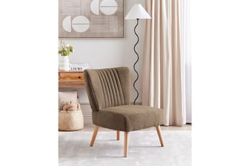 Fåtölj Vaasa - Brun, mörkt trä - Möbler - Fåtölj & stolar - Fåtölj - Fåtölj utan armstöd