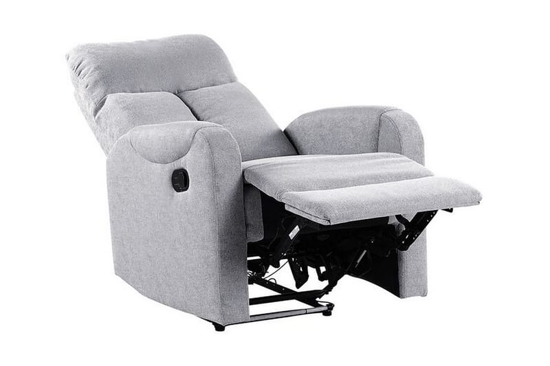 Fåtölj Vakkuri LED-belysning + USB-port - Grå - Biofåtölj & reclinerfåtölj