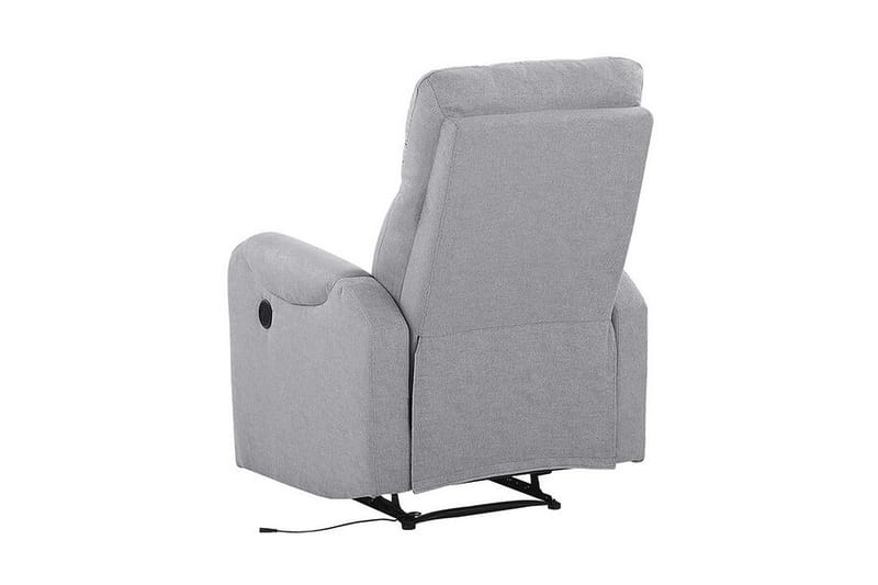 Fåtölj Vakkuri LED-belysning + USB-port - Grå - Biofåtölj & reclinerfåtölj